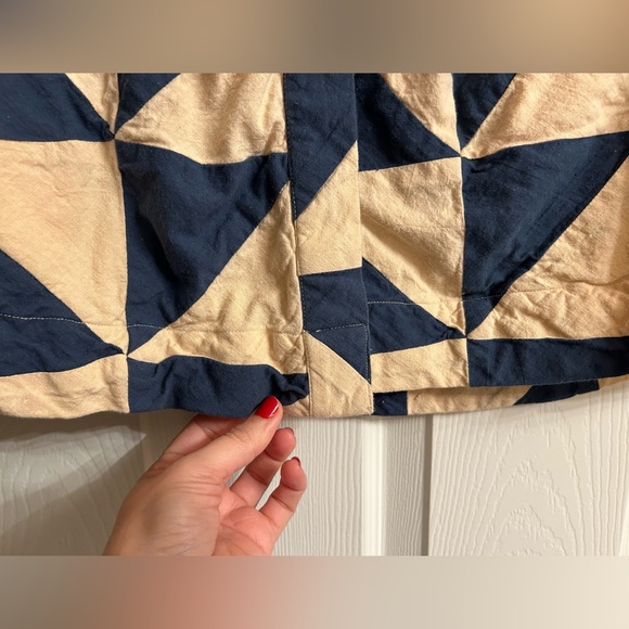 Mirth Bergen Patchwork Jacket in Navy/Peach - Picture 7 of 11